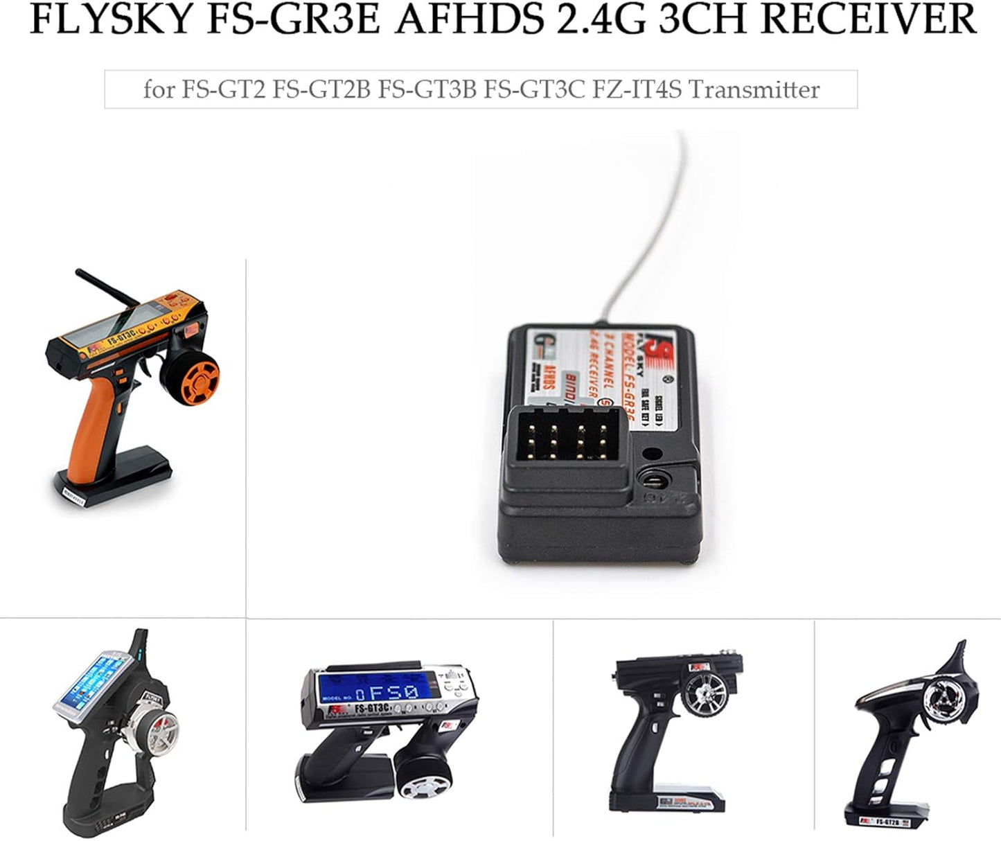 Flysky 2.4Ghz 3 Channel Surface Receiver