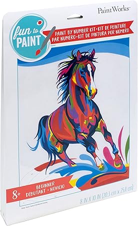 Dimensions PaintWorks Colorful Horse Paint by Number