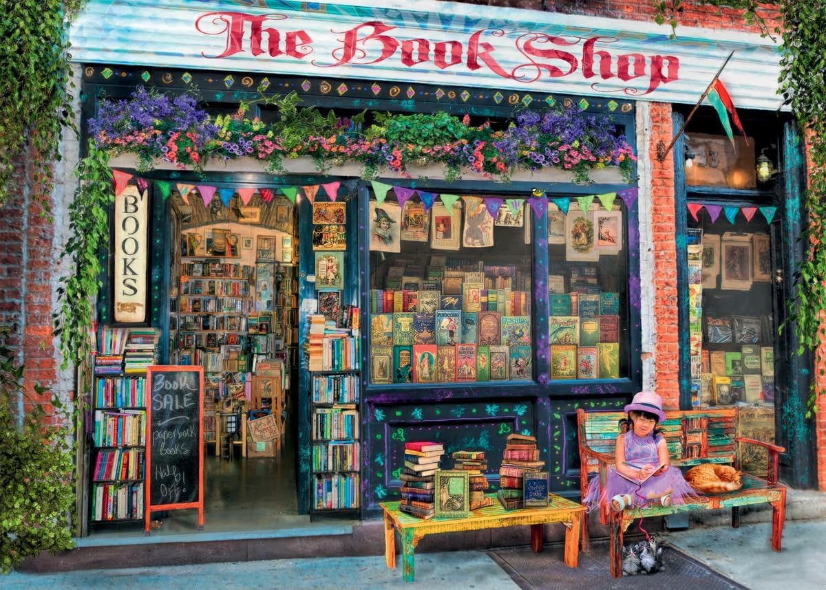 120006701 - RAVENSBURGER 1000PC - THE BOOKSHOP