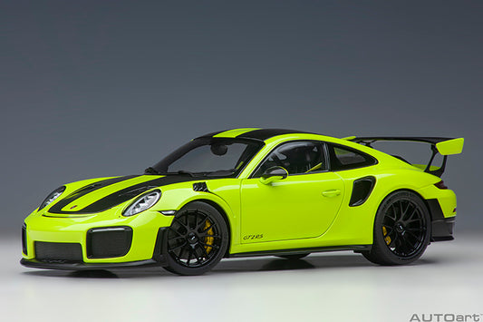 Autoart 1/18 Porsche 911 GT2 RS Weissach package - Acid Green