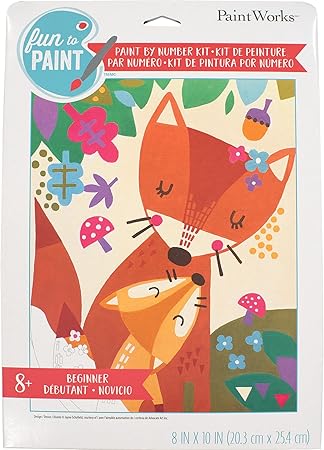 Dimensions PaintWorks Mama Fox Animal Paint by Number Kit