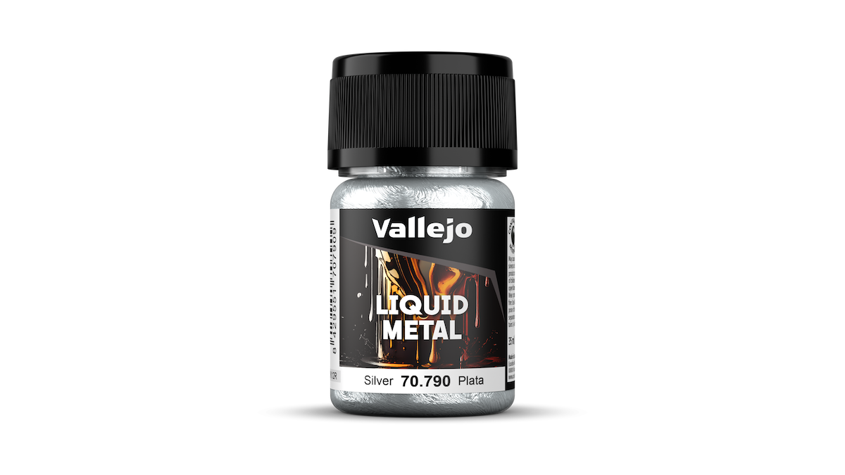 Vallejo Liquid Metal: Silver Alcohol Base 35ml