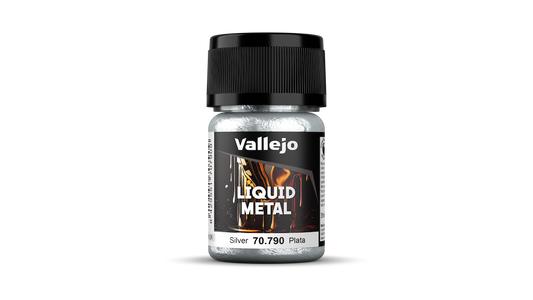 Vallejo Liquid Metal: Silver Alcohol Base 35ml