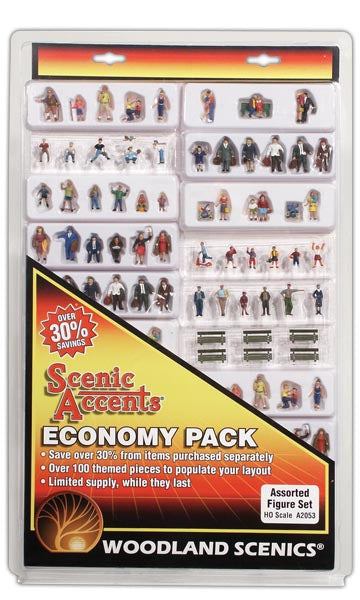 Economy Pack - Assorted Figure Set - HO Scale