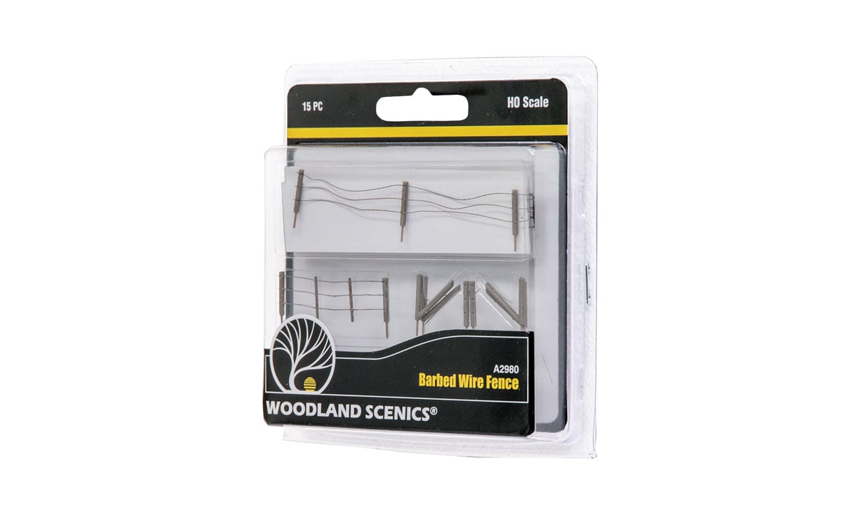 Woodland Scenics HO Barbed Wire Fence