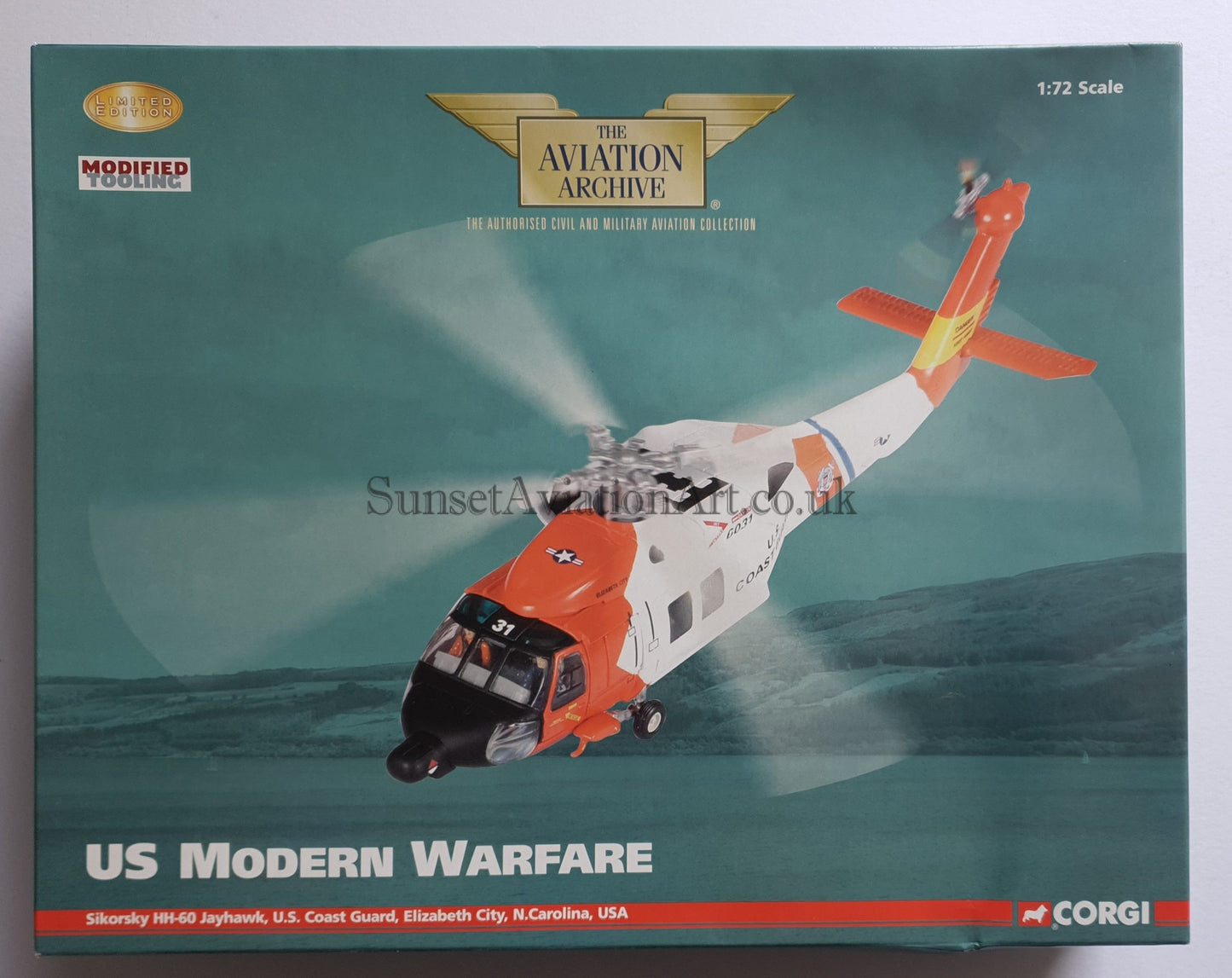 Corgi Aviation AA35903 Sikorsky Hh-60 Jayhawk US Coast Guard Scale 1/72