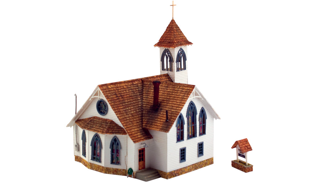 Woodland Scenics Community Church  HO Scale