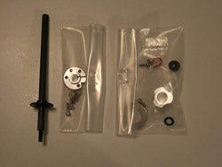 4550 Team Associated Rear Axle Kit for RC12L3 3 Bolt Rear Hubs