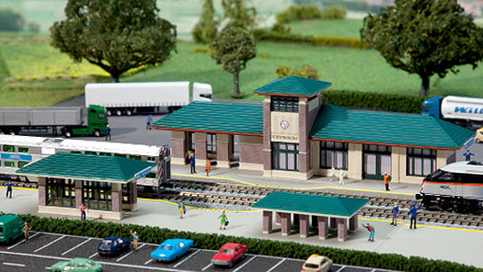 Kato (Faller) 31-650 N North American Suburban Station (Kit)