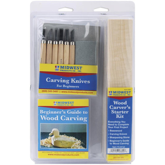 Wood Carvers Starter Kit 8pcs