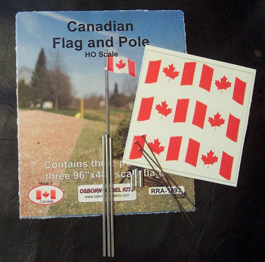 1093 Osborn HO Canadian Flag and Pole