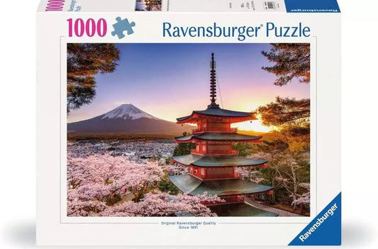 05827 - Ravensburger Mount Fuji Cherry Blossom View - 1000pcs