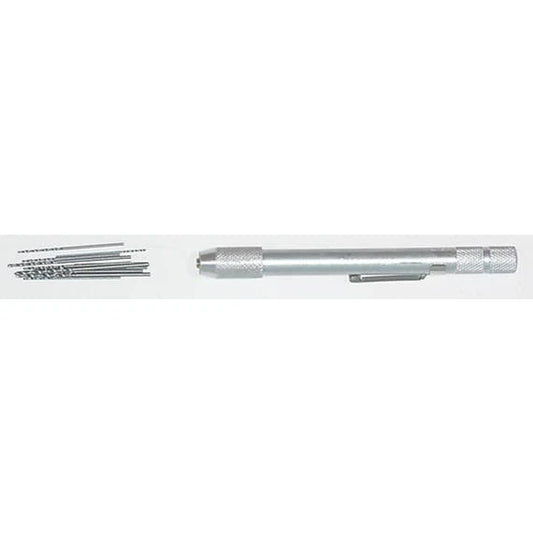 King Tool 12-Piece Tip Drill Set and Holder
