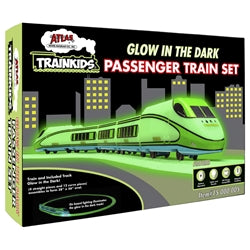 Atlas Trainkids Glow In The Dark Passenger Train Set