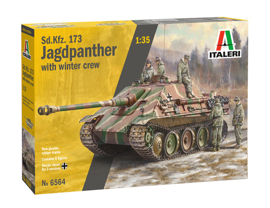 Italeri Sd.Kfz.173 JAGDPANTHER with winter crew