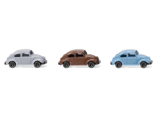 Wiking 0900 02  Three VW Beetles N Scale