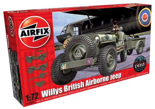Airfix 1/72 Willys British Airborne Jeep 1/72 A02339