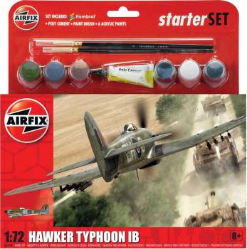 Airfix 1/72 Starter Set Hawker Typhoon Mk.Ib