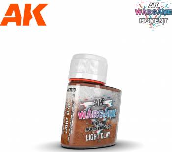 Wargame Enamel Liquid Pigments 35ml Light Clay By AK INTERACTIVE