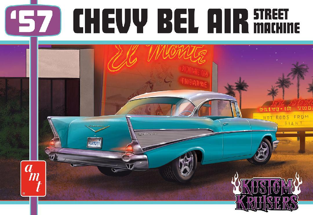 AMT 1/25 1957 Chevy Bel Air Street Machine (Level 2)