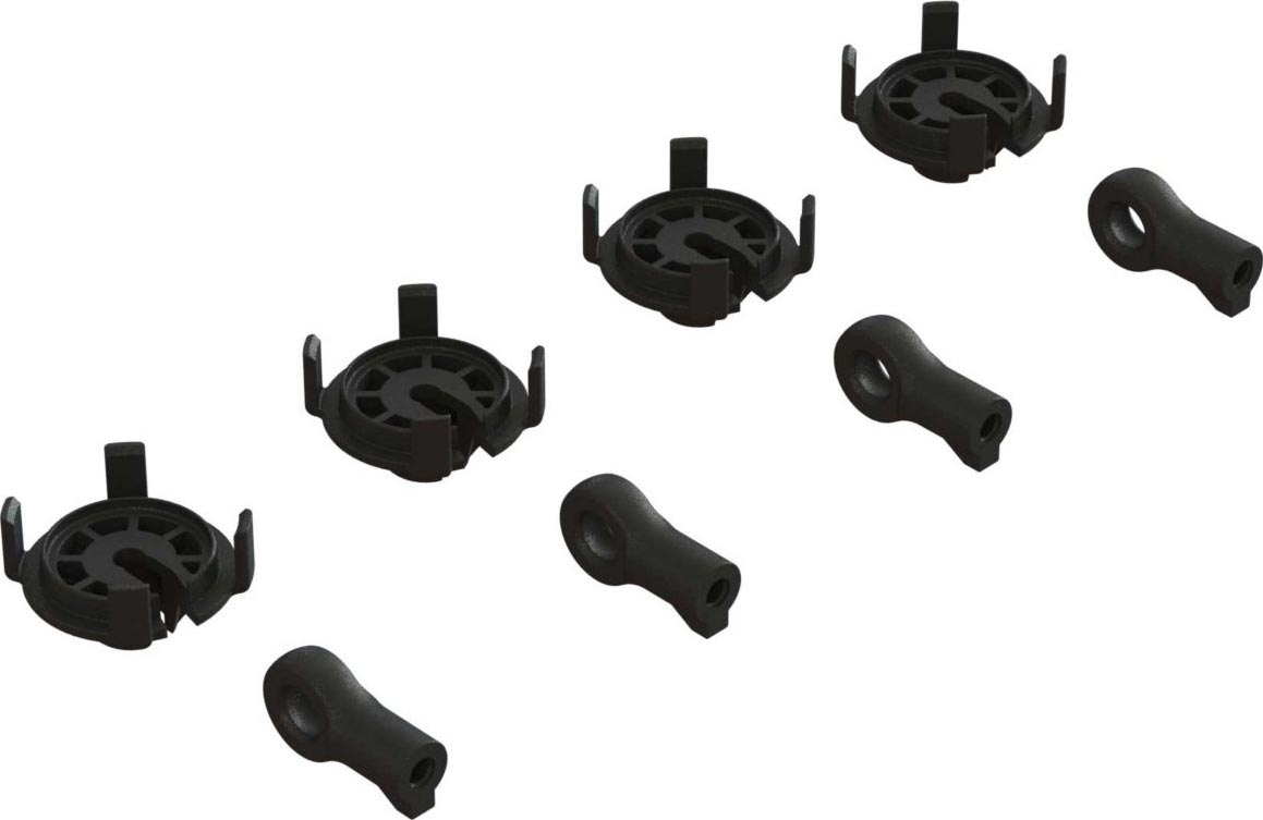 330569 ARRMA Shock Rod End & Spring Perch Set (4 Shocks)