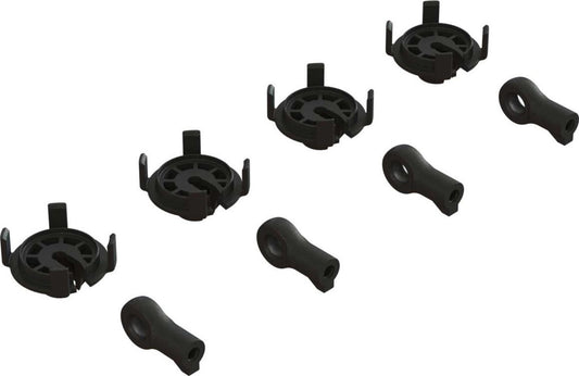 330569 ARRMA Shock Rod End & Spring Perch Set (4 Shocks)