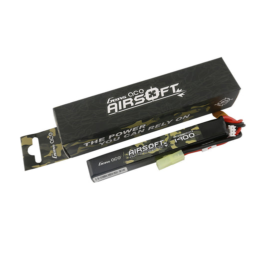 Gens Ace Airsoft 1400mAh 2S1P 7.4V 25C LiPo w/ Tamiya Plug