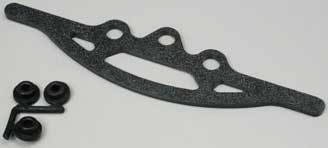 2232 Team Associated Wide Fr Bumper w/Pads NTC3