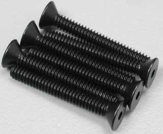 7672 Team Associated Flat Head Socket Screw 4-40x7/8" (6)