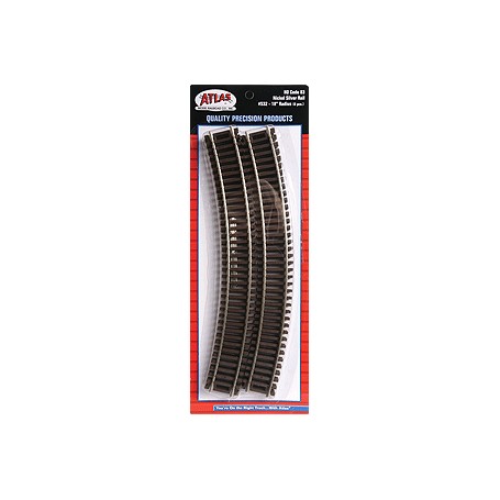 Atlas 532 Code 83 18 Radius Track (6) HO