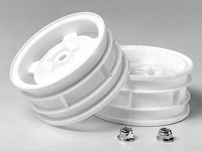 Tamiya 53086 Star Dish Rear Wheel White (2)