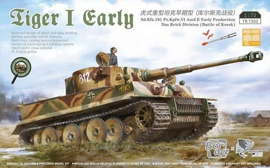 Border Models 1/72 Tiger I Early Das Reich Div. Battle of Kursk  **New Tool**