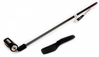 Tail Boom Assembly w/ Tail Motor/Rotor/Mount: MSRX