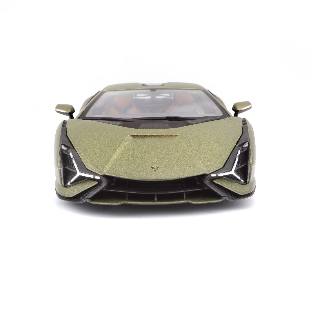 Bburago 1/18 Lamborghini Sián FKP37 (Metallic Matte Green)