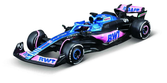 Bburago 1/43 Alpine F1 Team A523 (2023) w/ driver (Gasly #10)