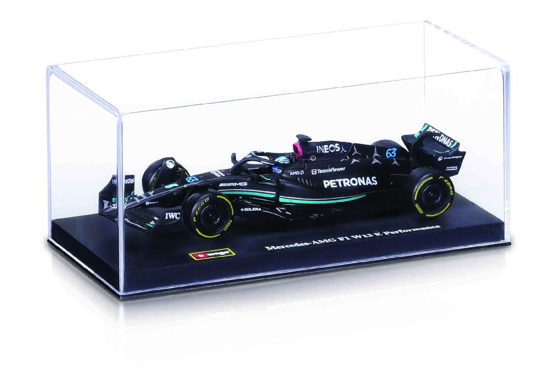 Bburago 1/43 Mercedes-AMG W14 (2023) w/ driver (Russell #63)