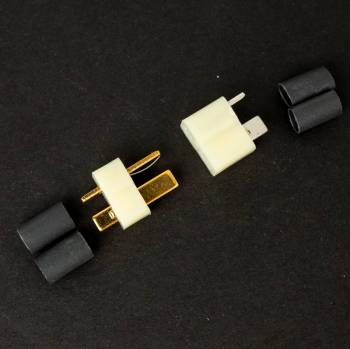 Deans Ultra Plug, High Temp 2-Pin Male/Female Set
