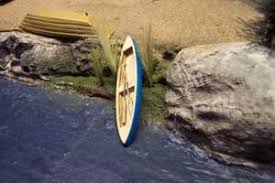 3006 Osborn N scale 16' Canoe