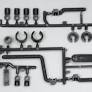 Tamiya 50852 (SP852) 1/10 Scale Glow/Engine R/C TG10 Body Mount (B3/B12,B16)