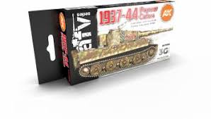 Acrylic Paint Set 3rd Gen 17ml (6) German War Colors 37-44