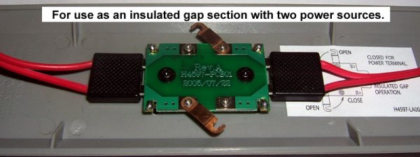 Bachmann HO EZ 9" Power Terminal w/Insulated Gap