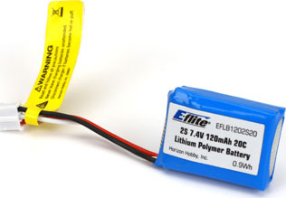 Eflite 120mah 2s 7.4v 20c li-po