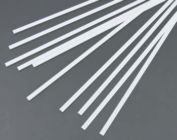 Styrene Strip .015 x.156 (10) By EVERGREEN SCALE MODELS