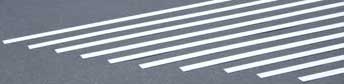 Styrene Strip .015 x.250 (10) By EVERGREEN SCALE MODELS