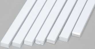 Styrene Strip .100 x.156 (7) By EVERGREEN SCALE MODELS