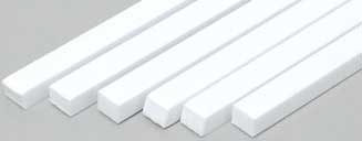 Styrene Strip .125 x.156 (6) By EVERGREEN SCALE MODELS
