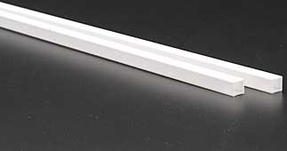 Styrene Square Tube .250 1/4 (2) By EVERGREEN SCALE MODELS