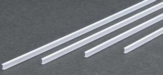 Styrene I-Beam .125 3.2mm (4) By EVERGREEN SCALE MODELS