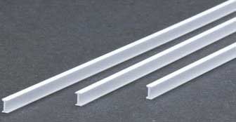 Styrene I-Beam .188 4.8mm (3) By EVERGREEN SCALE MODELS