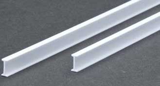 Styrene I-Beam .312 7.9mm (2) By EVERGREEN SCALE MODELS